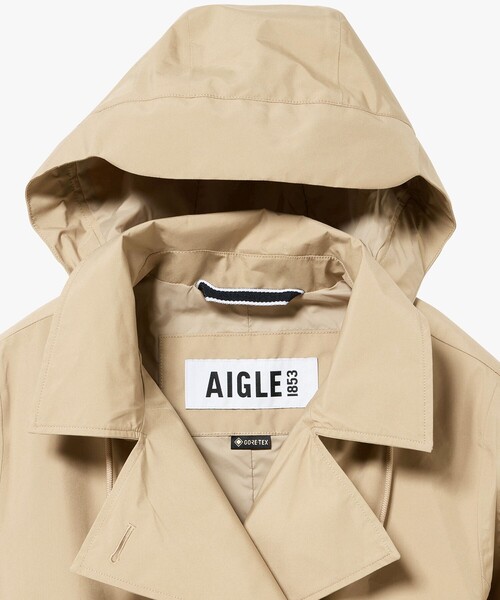 AIGLE(エーグル) トレンチコート コート GORE-TEX ゴアテックス 防風 AIGLE(エーグル) トレンチコート コート GORE-TEX ゴアテックス 防風