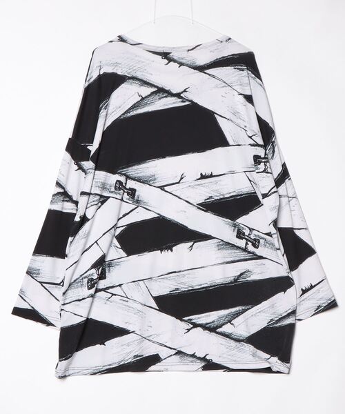 「ankoROCK」 長袖Tシャツ ONE SIZE ホワイト メンズ_画像2