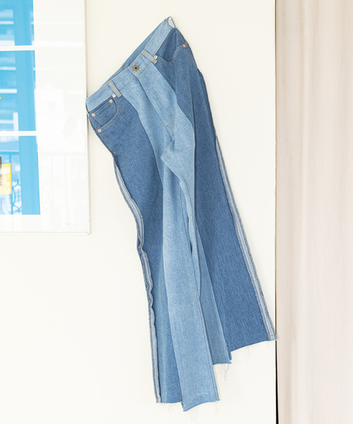 「U by SPICK&SPAN」 デニムパンツ 25 ブルー レディース_画像7