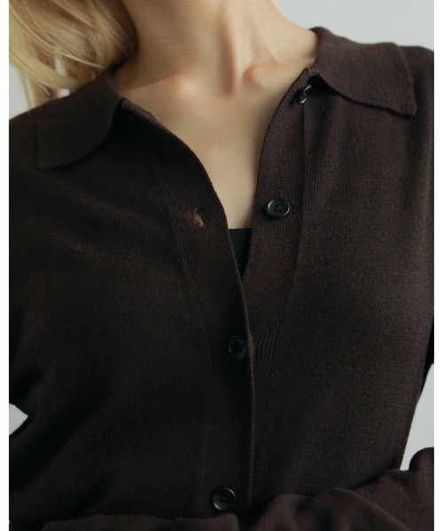 anuke（アンヌーク） ブラウス シャツ Basic Knit Shirts レディース