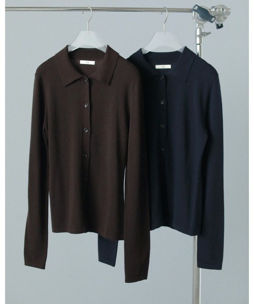 anuke（アンヌーク） ブラウス シャツ Basic Knit Shirts レディース