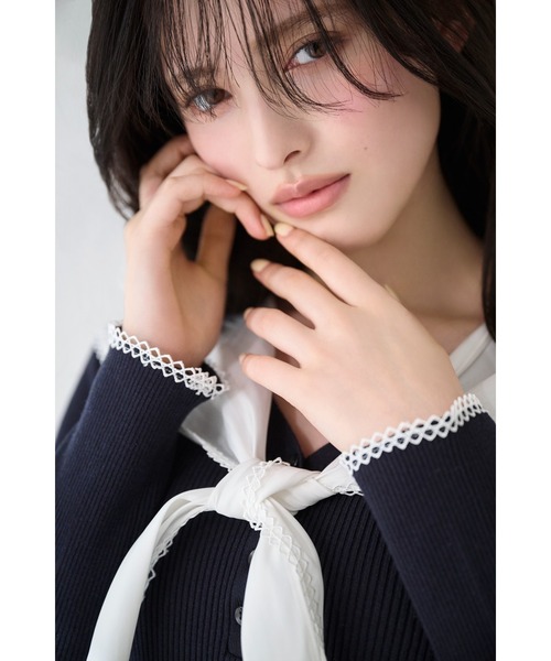 SNIDEL（スナイデル） ニット セーター Sustainableスカーフブラウス