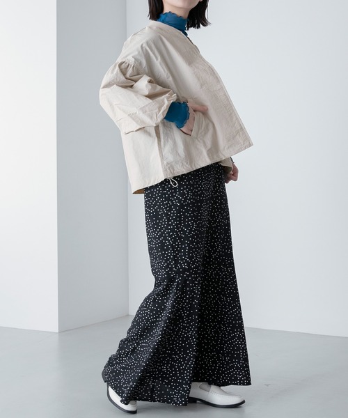 「BONLECILL」 ナイロンブルゾン FREE カーキ レディース_画像8