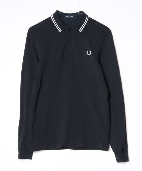 FRED PERRY（フレッドペリー） 長袖ポロシャツ SMALL ネイビー メンズ