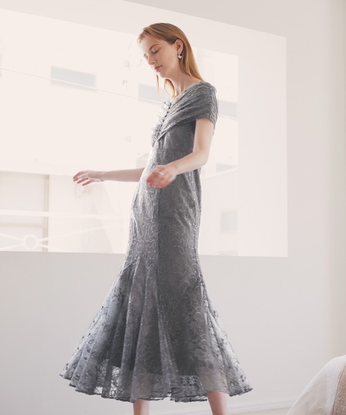 「Leja」 ノースリーブワンピース M ブラック レディースの画像