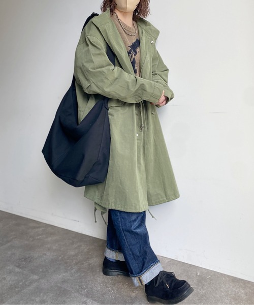 「CPCM」 モッズコート LARGE カーキ メンズ_画像2