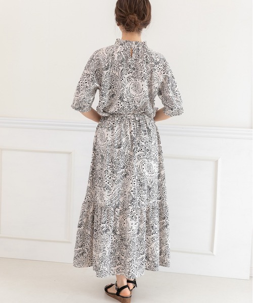 「PREFERIR」 半袖ブラウス MEDIUM ブラック レディース_画像8
