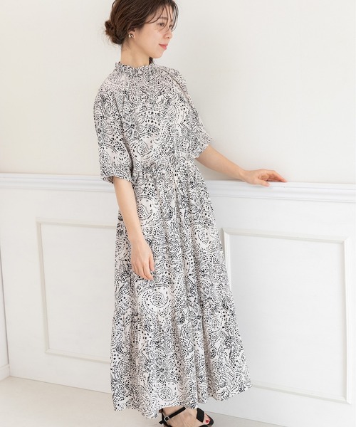 「PREFERIR」 半袖ブラウス MEDIUM ブラック レディース_画像9