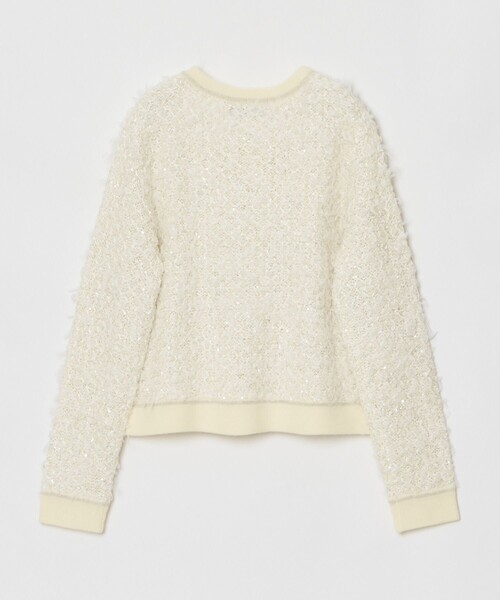 「LOULOU WILLOUGHBY」 カーディガン 2 ライトベージュ レディース_画像7