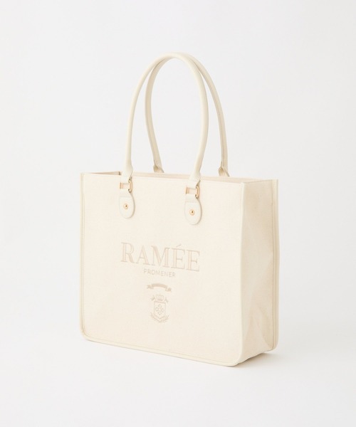 スプリングSALE極美品！未使用に近い！ラドローフラミンゴ編みバックＡ４サイズ one after another NICE CLAUP トートバッグ 「WEB限定」刺繍入り