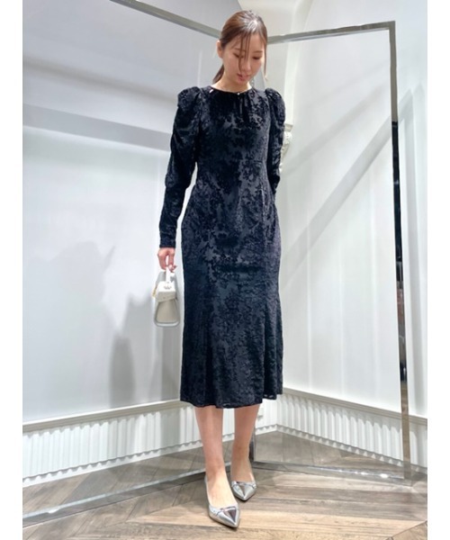 CELFORD（セルフォード） 長袖ワンピース 38 ブラック レディース