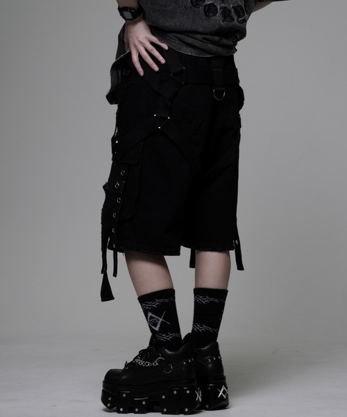 REFLEM（レフレム） ハーフパンツ ワイドパンツ ジーンズ デニム