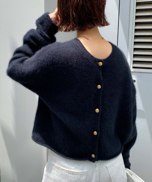 「GALLARDAGALANTE」 ニットカーディガン FREE モカ レディース_画像2