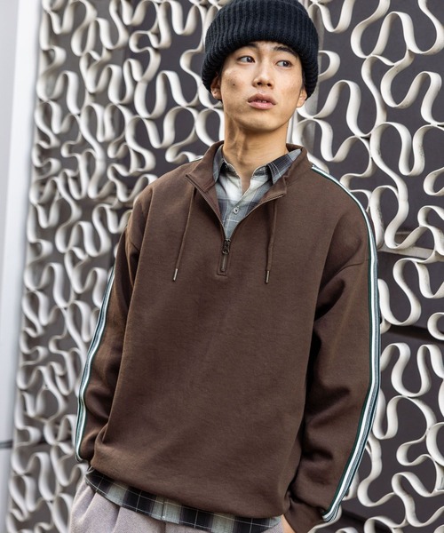 niko and…　人気スタッフプロデュースハーフZIPプルオーバー niko and ｜スリーブロゴハーフZIPプルオーバー | Rakuten Fashion