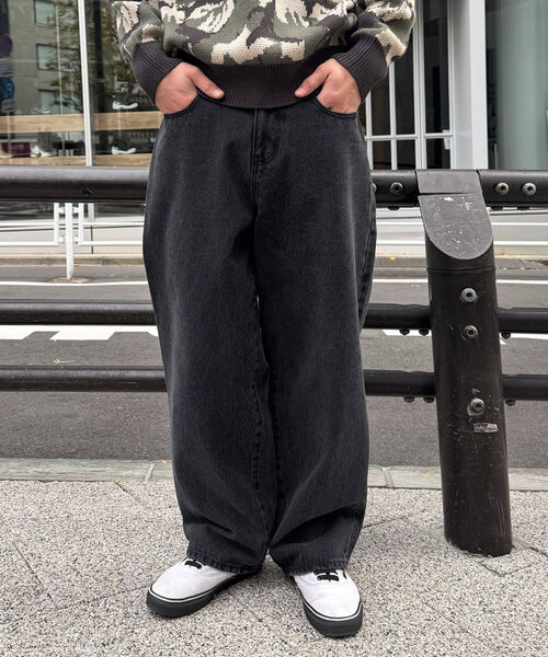 「CIAOPANIC」 デニムパンツ MEDIUM インディゴブルー メンズ_画像3