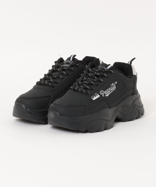 シュープラザ（SHOEPLAZA） スニーカー 「PEANUTS」レディース 厚底