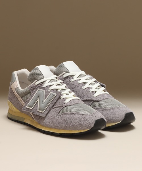 「New Balance」 ローカットスニーカー 24.5cm ネイビー メンズ_画像2