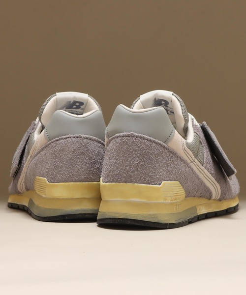 「New Balance」 ローカットスニーカー 24.5cm ネイビー メンズ_画像4