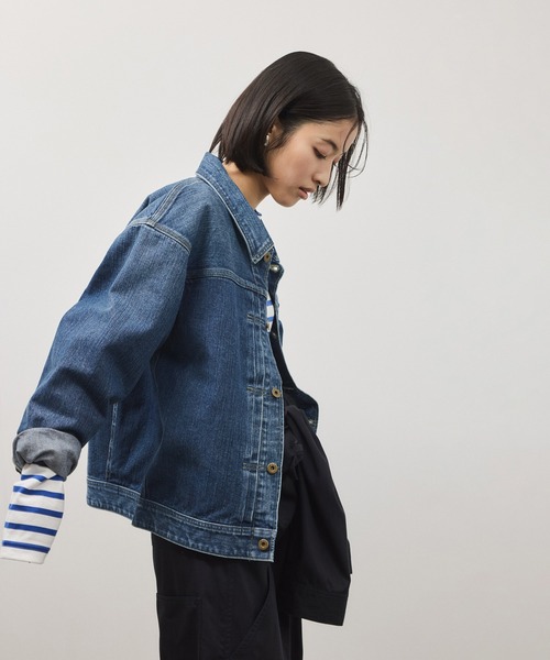MOON☪︎　デニムジャケット　38 Lee（リー） デニムジャケット gジャン 「Lee for ADAM ET ROPE'」別注