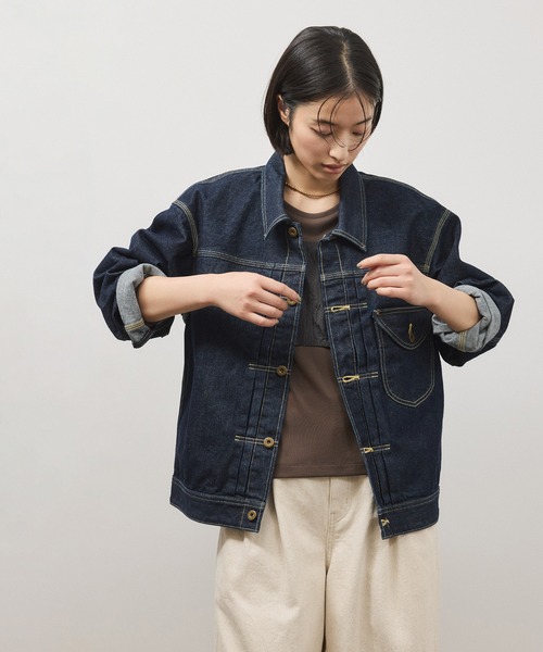 Lee（リー） デニムジャケット gジャン 「Lee for ADAM ET ROPE'」別注