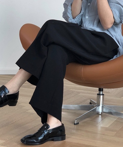 「chuclla」 スラックス M ブラック レディース_画像8