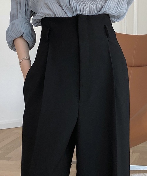 「chuclla」 スラックス M ブラック レディース_画像9