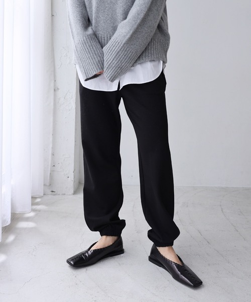 「evernavy」 イージーパンツ M ネイビー レディース_画像5