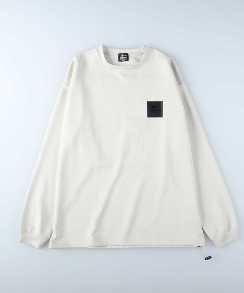 「CAMP7」 長袖Tシャツ M ホワイト メンズ_画像3
