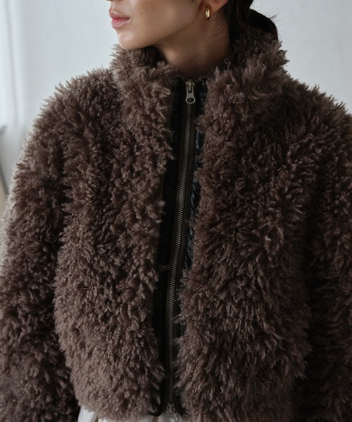 「r.」 ブルゾン FREE キナリ レディース_画像7