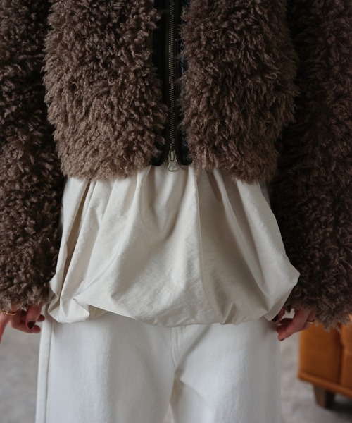 「r.」 ブルゾン FREE キナリ レディース_画像8