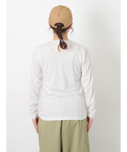 Samansa Mos2（サマンサモスモス） tシャツ パーツレース貼り