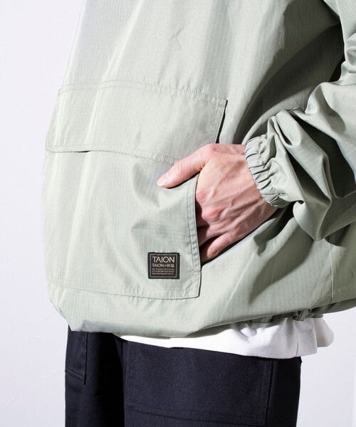 「TAION」 ブルゾン L ブラック メンズ_画像9