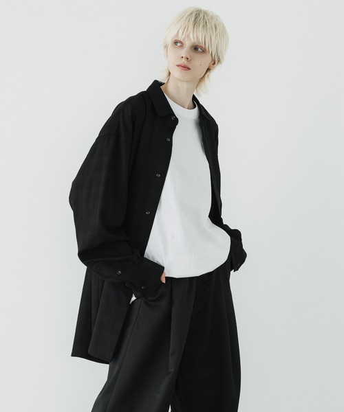 「remer」 長袖シャツ SMALL ダークブルー メンズ_画像6