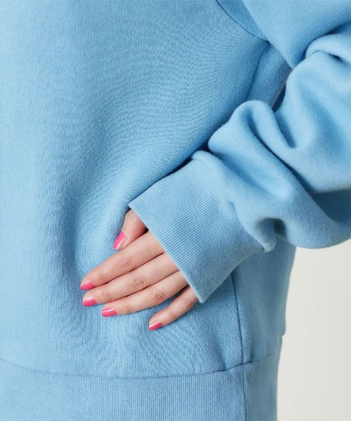 「THE SHINZONE」 スウェットカットソー FREE ライトブルー レディース_画像3