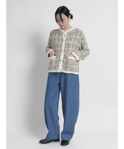 「sm2rhythm」 デニムパンツ M ネイビー レディース_画像9