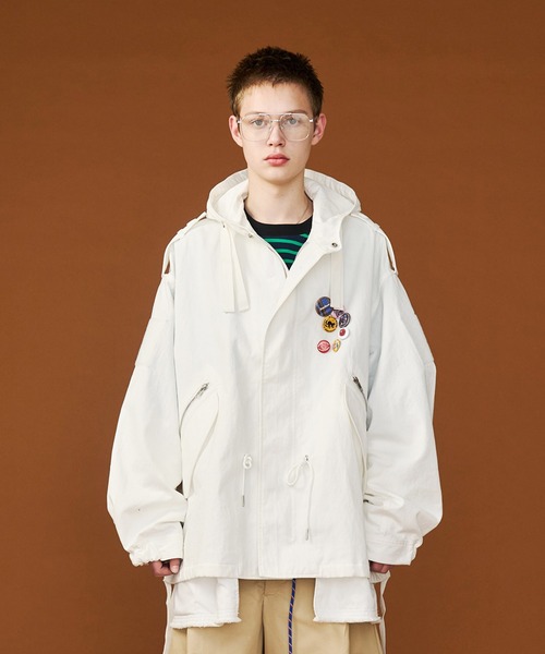 SeeSew モッズコート コート 「UNISEX」SHORT MODS BLOUSON with BADGE