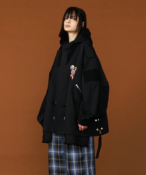 SeeSew モッズコート コート 「UNISEX」SHORT MODS BLOUSON with BADGE