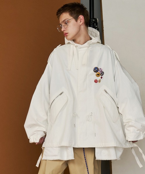 SeeSew モッズコート コート 「UNISEX」SHORT MODS BLOUSON with BADGE