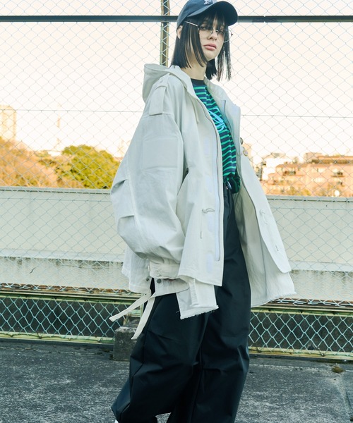 SeeSew モッズコート コート 「UNISEX」SHORT MODS BLOUSON with BADGE