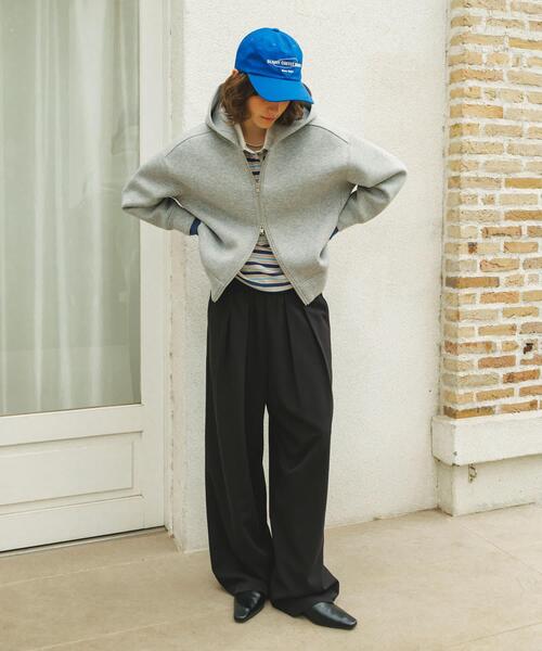 URBAN RESEARCH Sonny Label パーカー ダンボールZIPコクーン