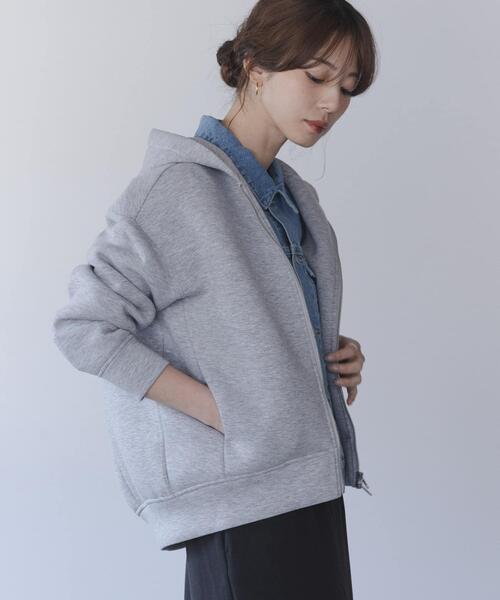 URBAN RESEARCH Sonny Label パーカー ダンボールZIPコクーン