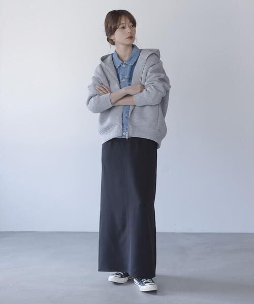 URBAN RESEARCH Sonny Label パーカー ダンボールZIPコクーン