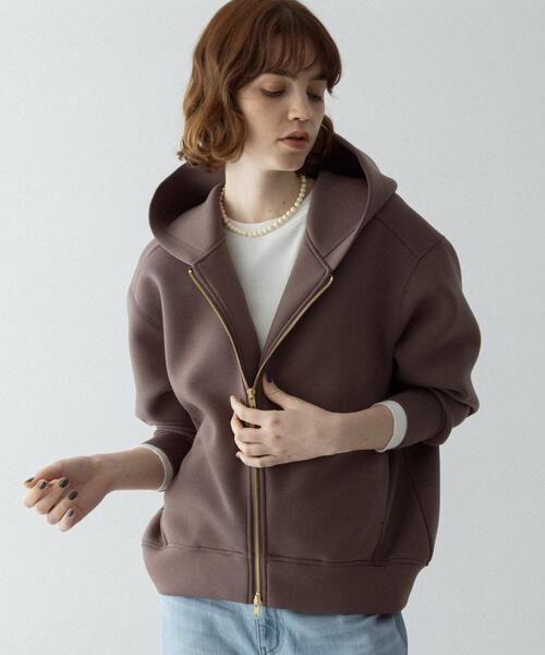 URBAN RESEARCH Sonny Label パーカー ダンボールZIPコクーン