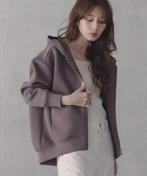 URBAN RESEARCH　ダンボールフードパーカー URBAN RESEARCH Sonny Label パーカー ダンボールZIPコクーン