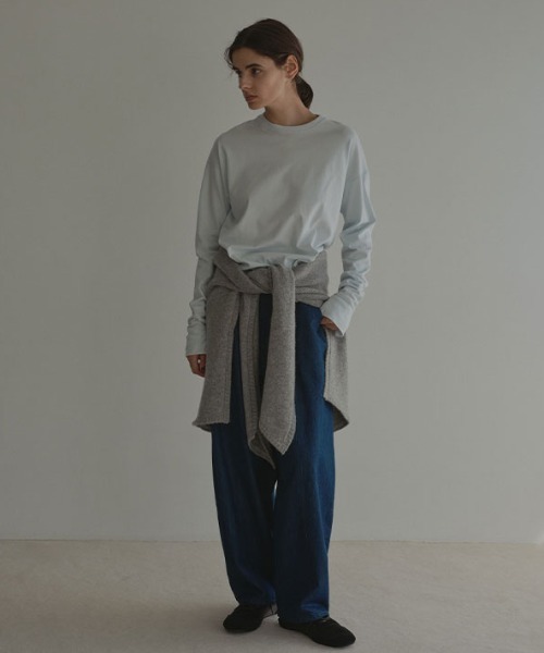 「ETRE TOKYO」 長袖カットソー FREE ブルー レディース