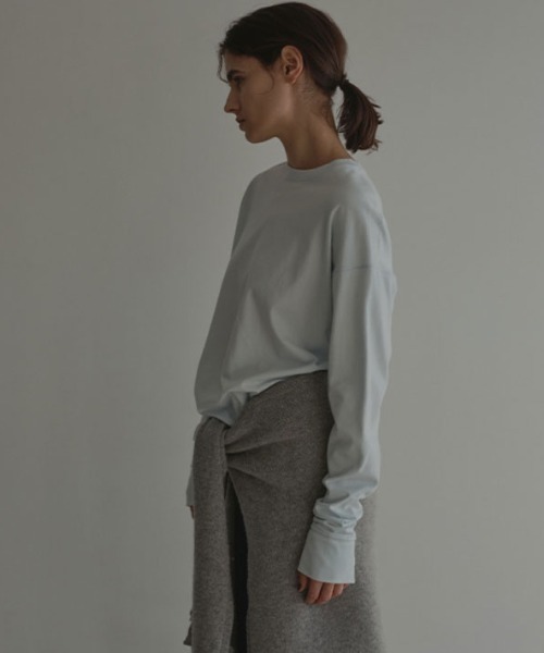 「ETRE TOKYO」 長袖カットソー FREE ブルー レディース