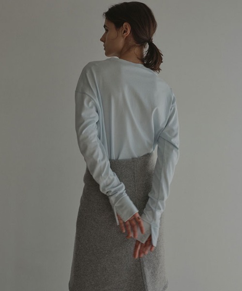 「ETRE TOKYO」 長袖カットソー FREE ブルー レディース