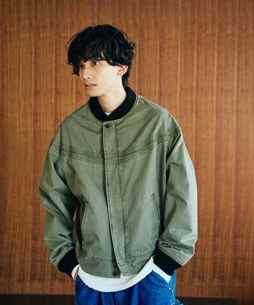 ジャケット・アウター TOWNCRAFT / PIGMENT DYE DERBY JACKET TOWNCRAFT（タウンクラフト） ブルゾン アウター PIGMENT DYE DERBY