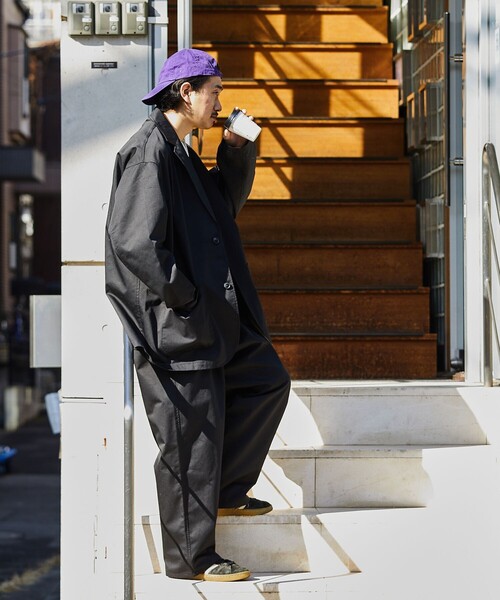 FREAK'S STORE セットアップ ダブルブレスト パンツ オリーブ FREAK'S STORE（フリークスストア） セットアップ SMALL オリーブ