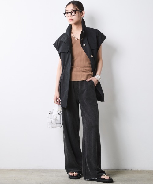 CHIC STYLE（シックスタイル） コート アウター アウトポケットベスト 